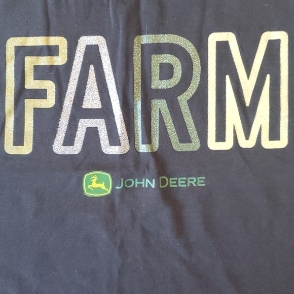 Ladies John Deere Sparkly Farm Tank Top Sz X-Large - Picture 2 of 4